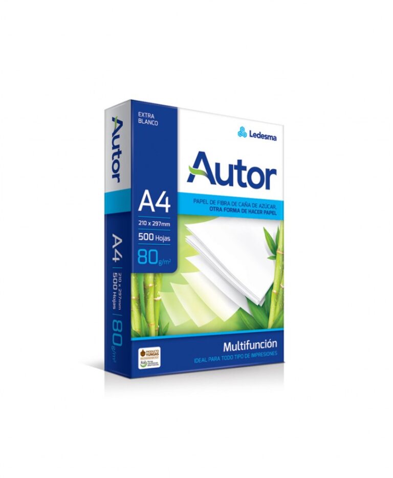 Resma Autor A4 80g Obra X 500 Hjs Resmastore